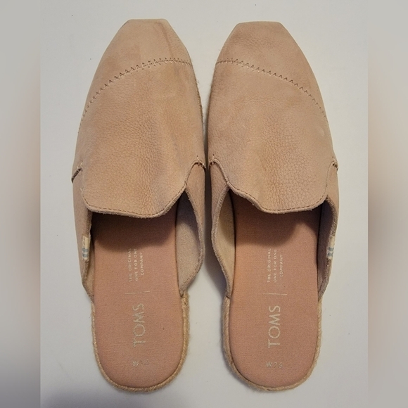 Toms Shoes - Toms Nova Nubuck Ladies Slip On Mules/ Shoes